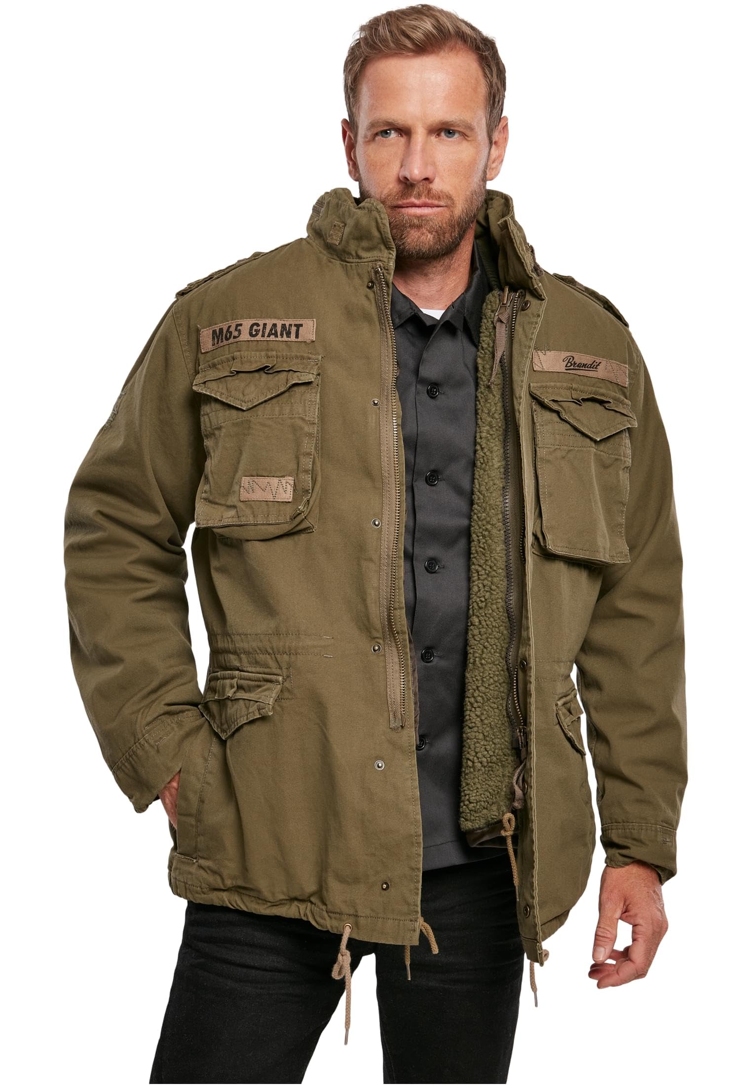 Brandit Chaqueta para Hombre, Verde (Olive 1), S: Amazon.ae